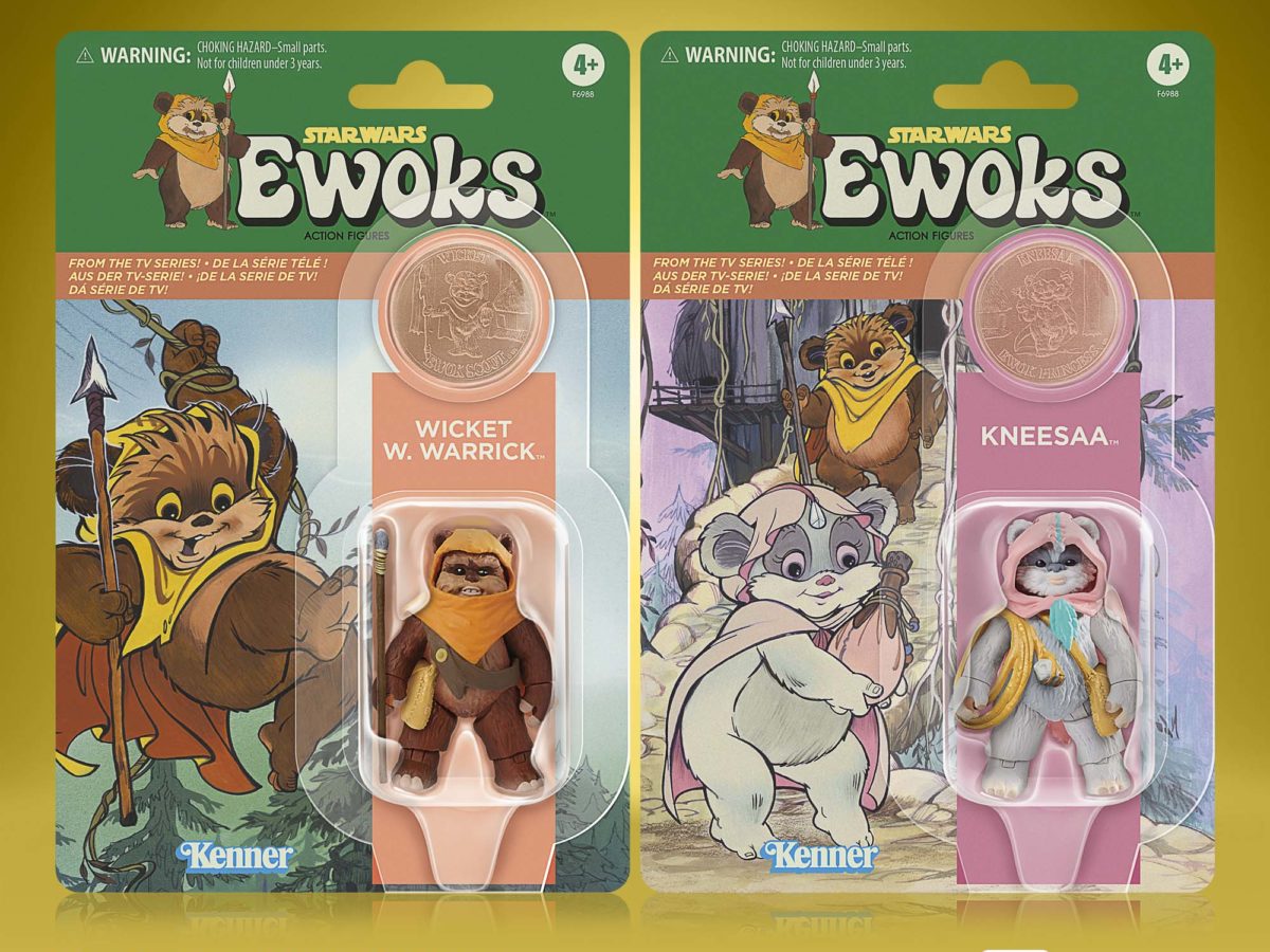 Hasbro Debuts Star Wars: Ewoks Animated Wickett and Kneesaa